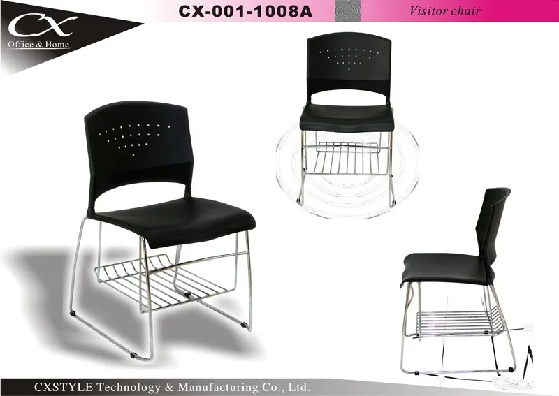Plastic chair,Visitor seating,Stacking wire chair Taiwan 1008A