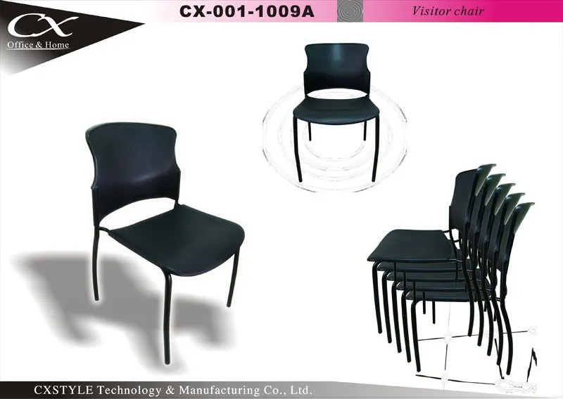 Plastic stacking chair,Visitor chair,Plastic chair Taiwan 1009A