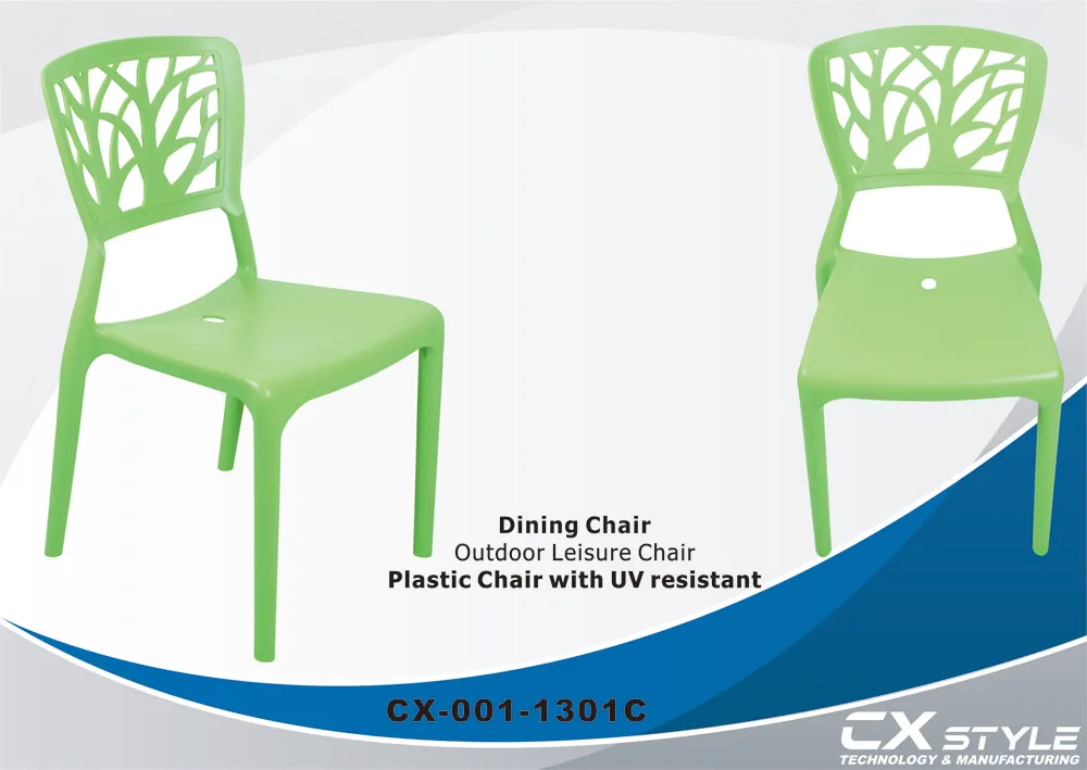 Plastic chair with UV resistant Taiwan 1301C