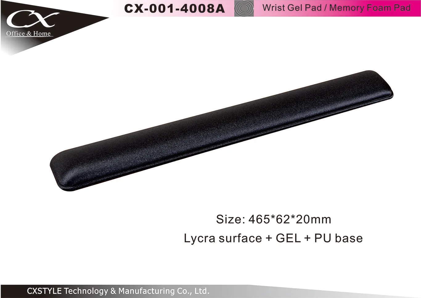 Keyboard GEL pad,Memory Foam pad, PU GEL pad Taiwan 4008A