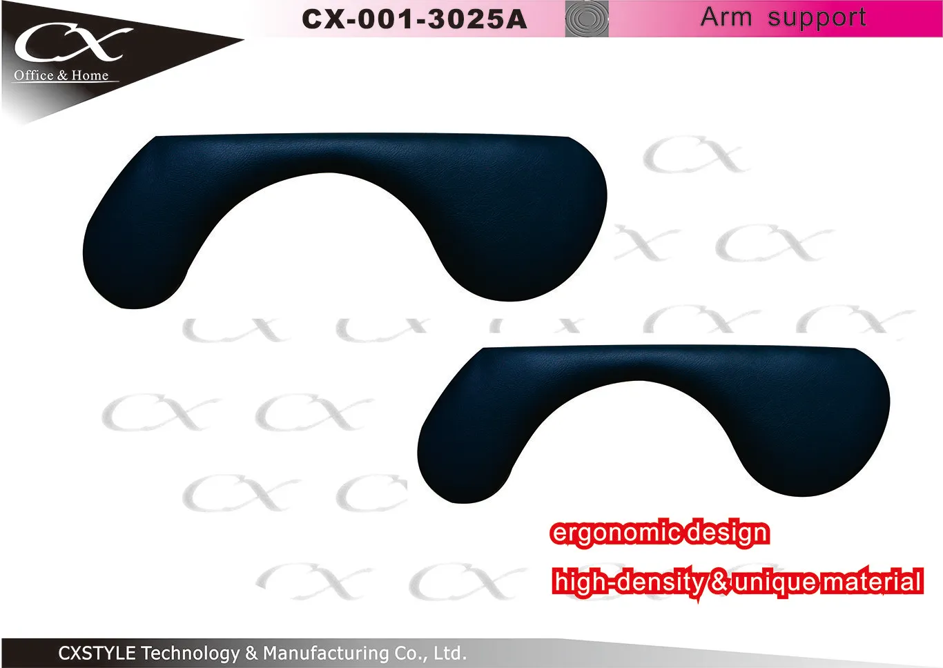 Office Armrest with Gel Wrist Pad — CXstyle CX-3025A